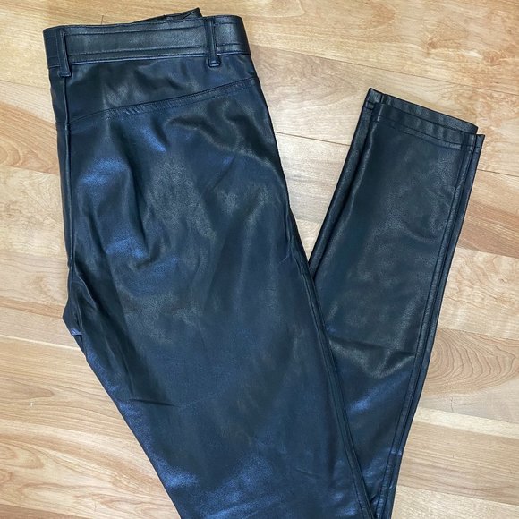 NWT Aritzia Wilfred Adrienne Vegan Leather Pant - Picture 5 of 10